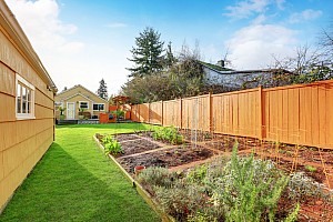 A Decorative Garden Fencing Installation