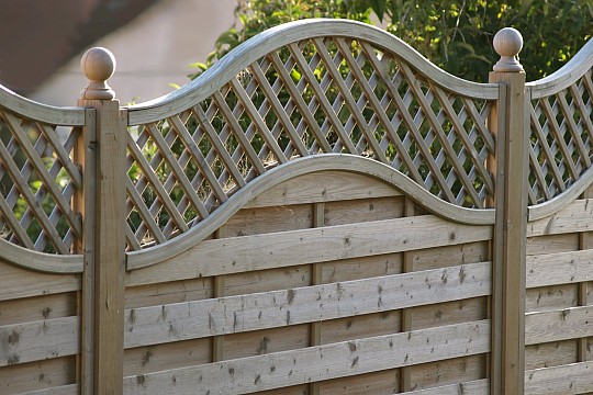 Image illustrating Curve or Arched top Fencing